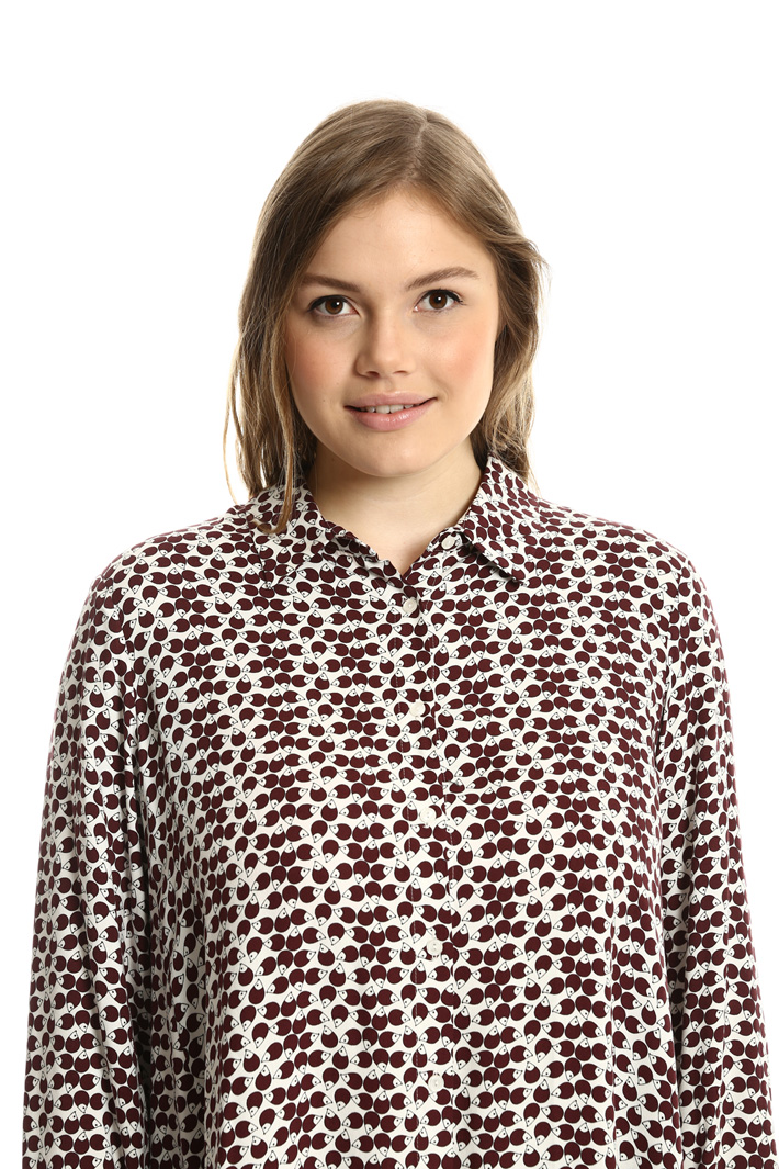 Camicia in twill di viscosa Fashion Market Camicia in twill di viscosa Fashion Market