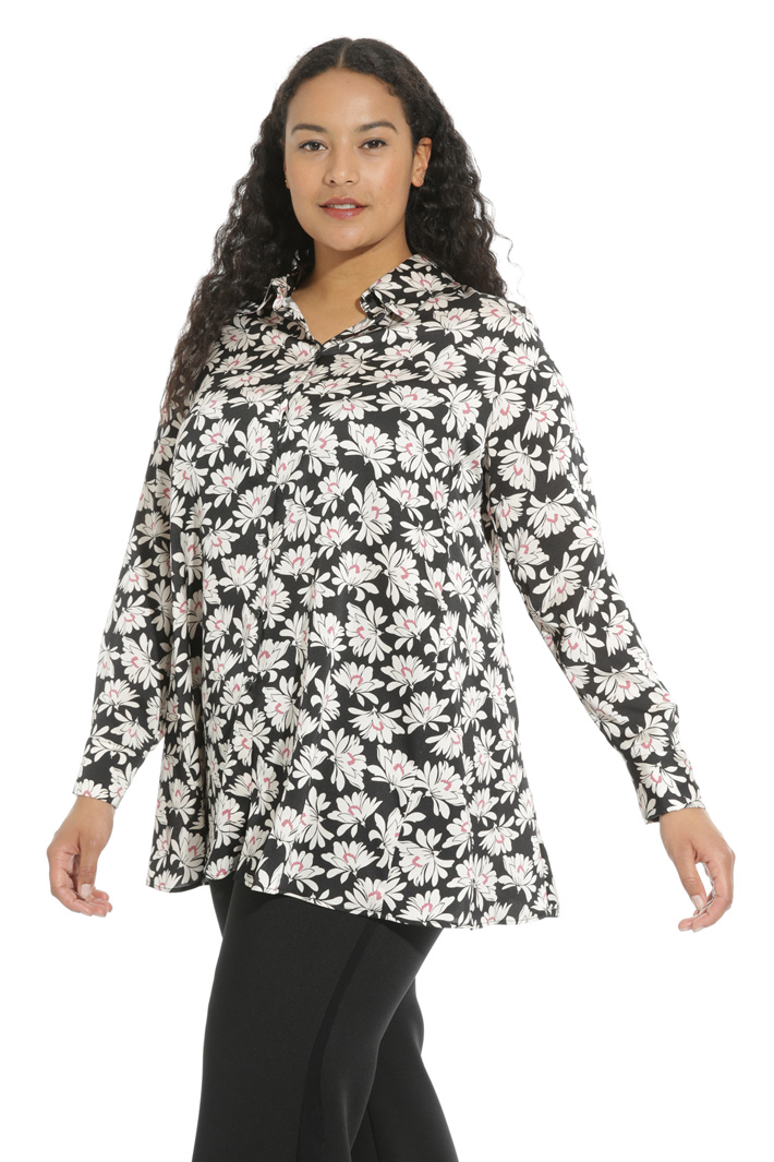 Camicia in raso martellato Fashion Market Camicia in raso martellato Fashion Market