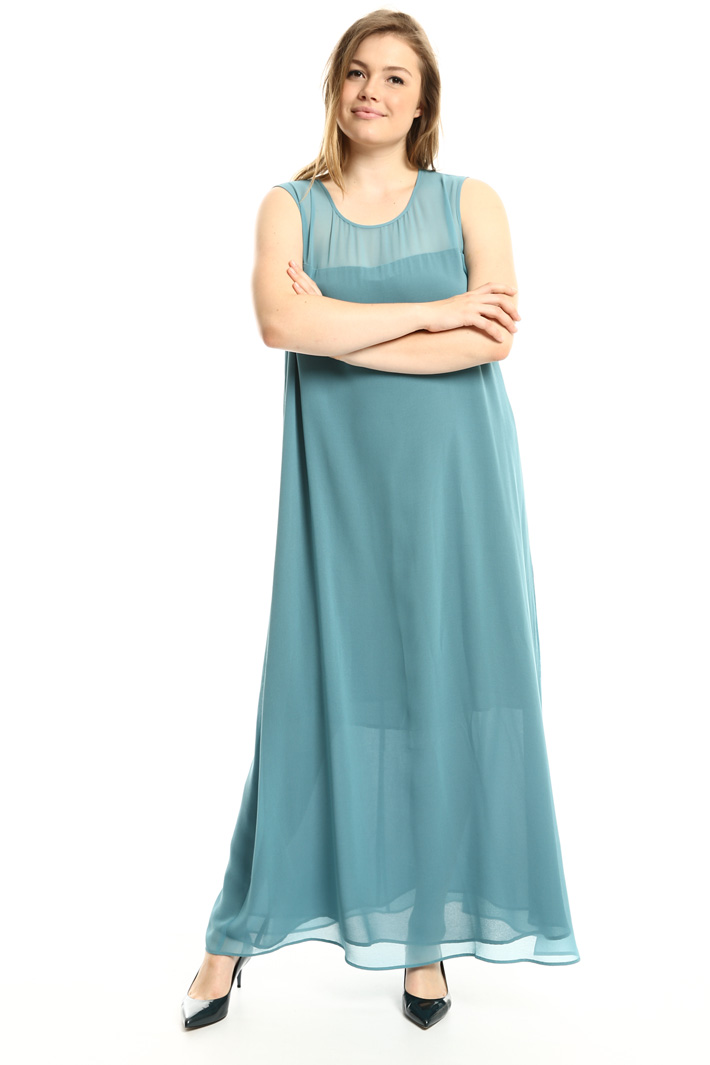 Abito lungo in georgette Fashion Market Abito lungo in georgette Fashion Market