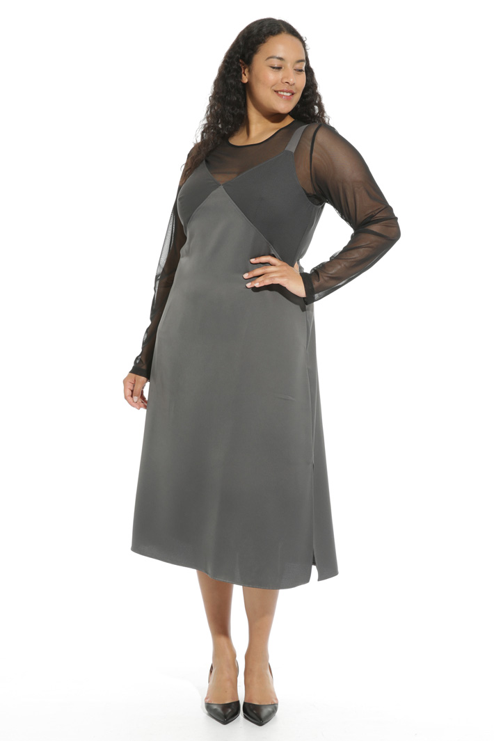 Abito midi in envers satin Fashion Market Abito midi in envers satin Fashion Market