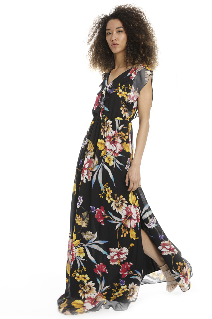 Abito lungo con ruches Fashion Market Abito lungo con ruches Fashion Market