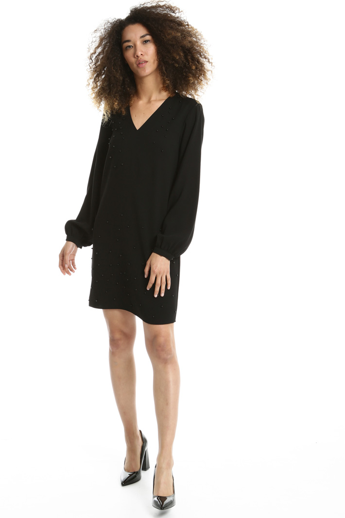 Abito con perle ricamate Fashion Market Abito con perle ricamate Fashion Market