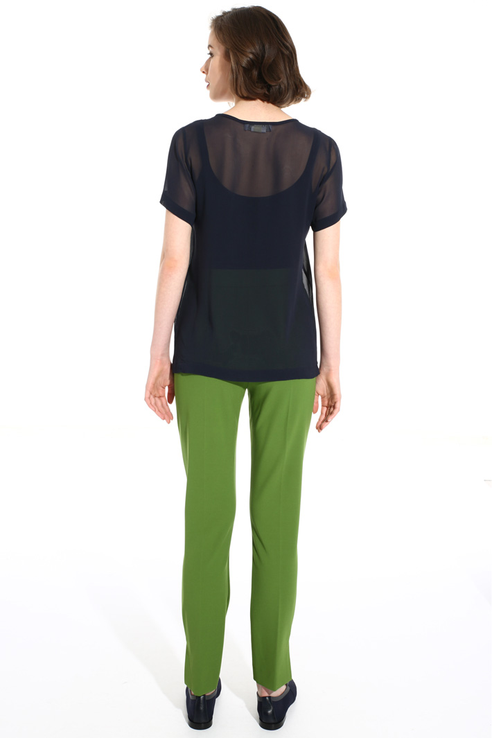 Blusa in georgette di seta Fashion Market Blusa in georgette di seta Fashion Market