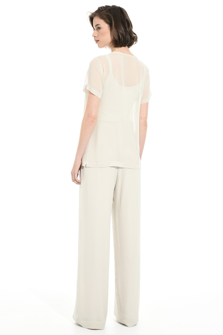Blusa in georgette di seta Fashion Market Blusa in georgette di seta Fashion Market