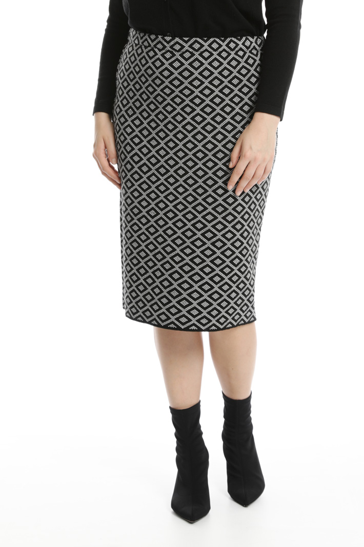 Gonna longuette jacquard Fashion Market Gonna longuette jacquard Fashion Market