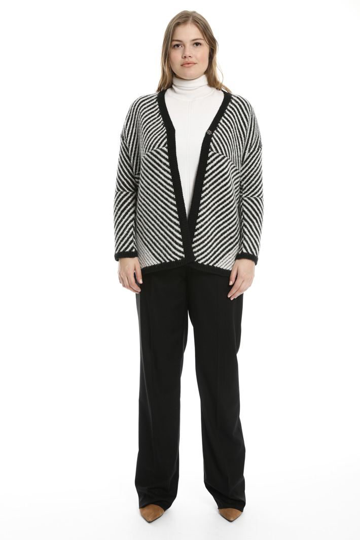 Cardigan jacquard rigato Fashion Market Cardigan jacquard rigato Fashion Market