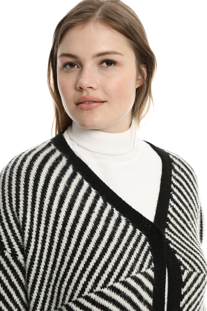 Cardigan jacquard rigato Fashion Market Cardigan jacquard rigato Fashion Market