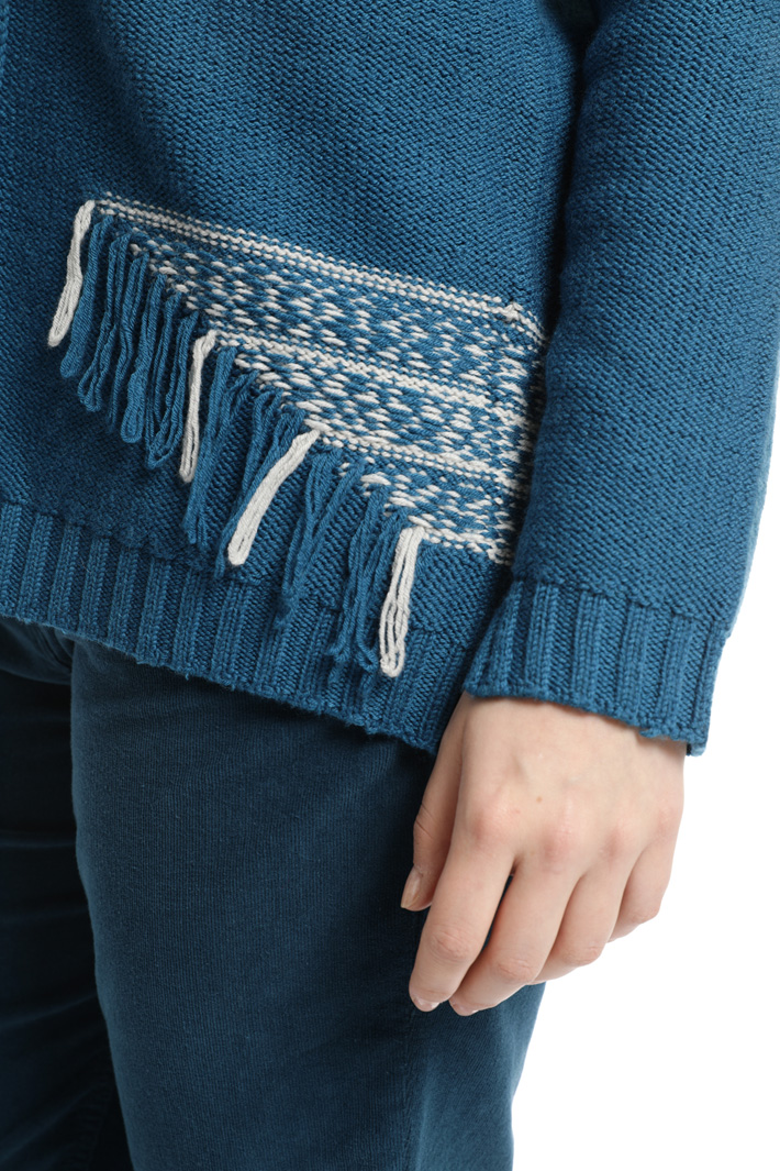 Cardigan in lana con frange Fashion Market Cardigan in lana con frange Fashion Market