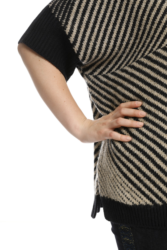 Maglia jacquard lurex Fashion Market Maglia jacquard lurex Fashion Market