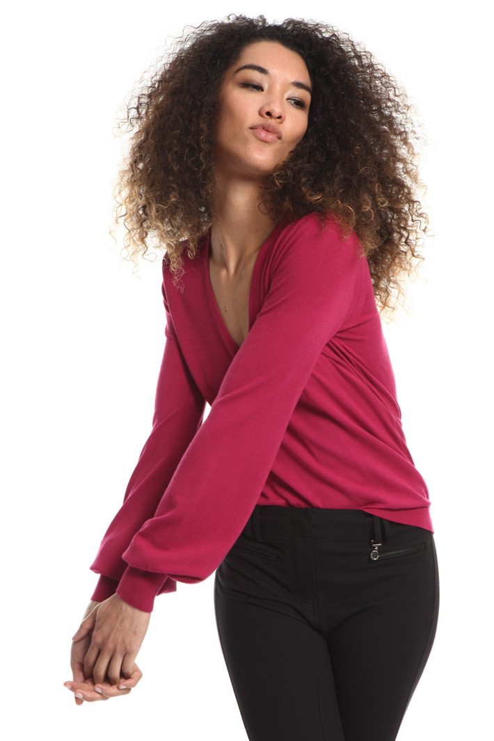 Maglia con maniche a sbuffo Fashion Market Maglia con maniche a sbuffo Fashion Market