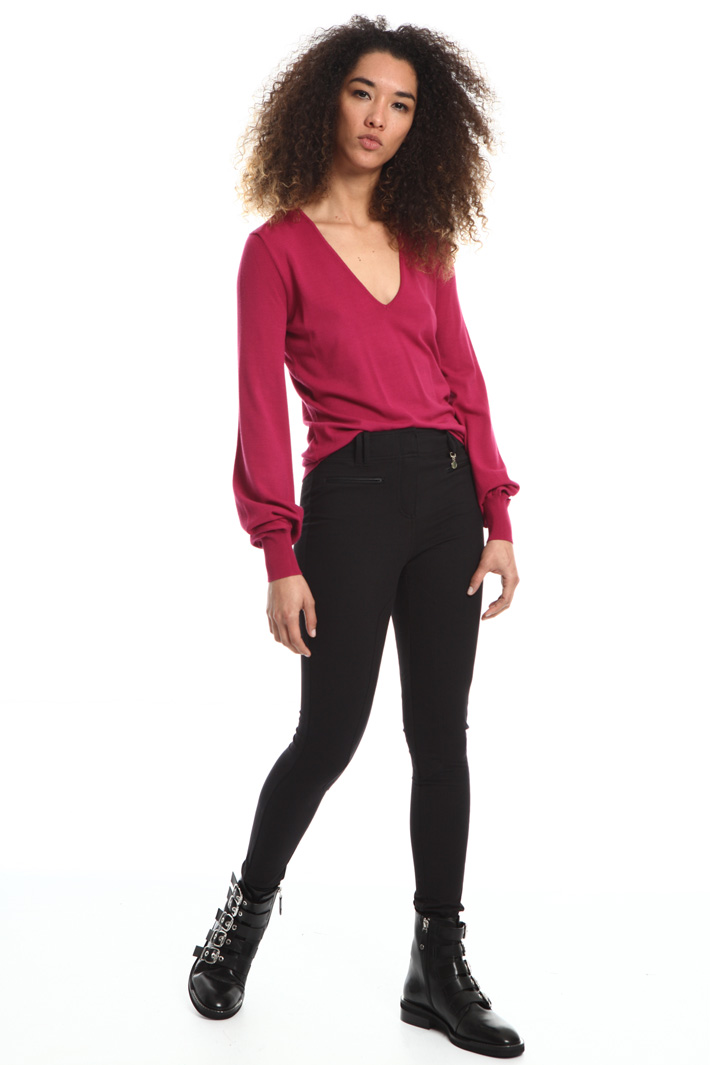 Maglia con maniche a sbuffo Fashion Market Maglia con maniche a sbuffo Fashion Market