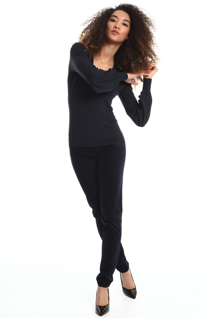 Maglia con maniche a sbuffo Fashion Market Maglia con maniche a sbuffo Fashion Market