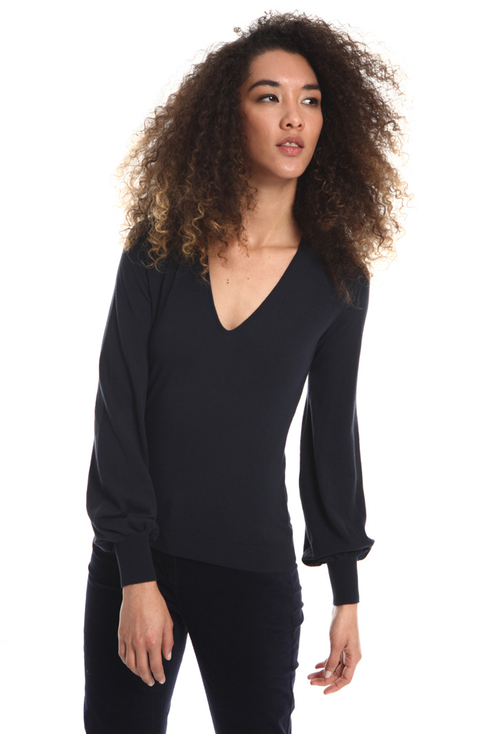 Maglia con maniche a sbuffo Fashion Market Maglia con maniche a sbuffo Fashion Market