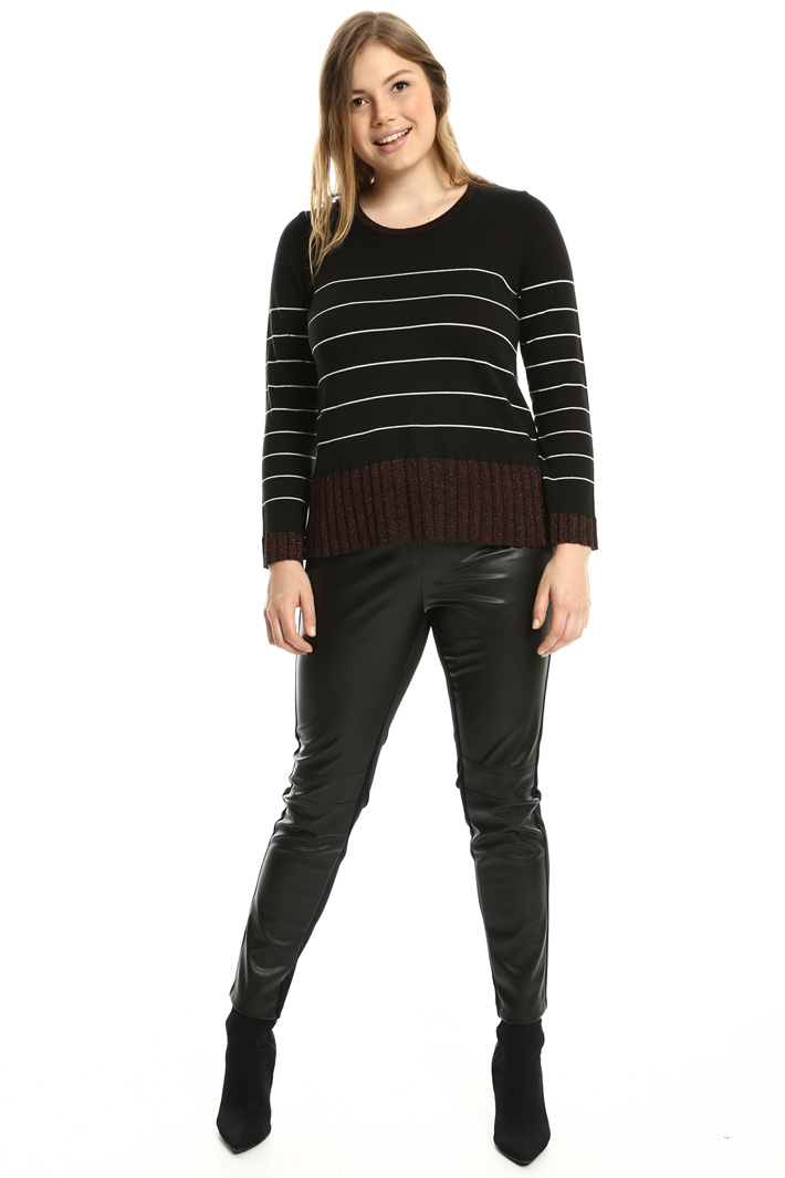 Maglia con bordi lurex Fashion Market Maglia con bordi lurex Fashion Market