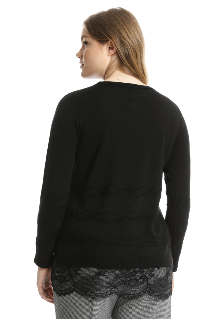 Maglia in lana e pizzo Fashion Market Maglia in lana e pizzo Fashion Market