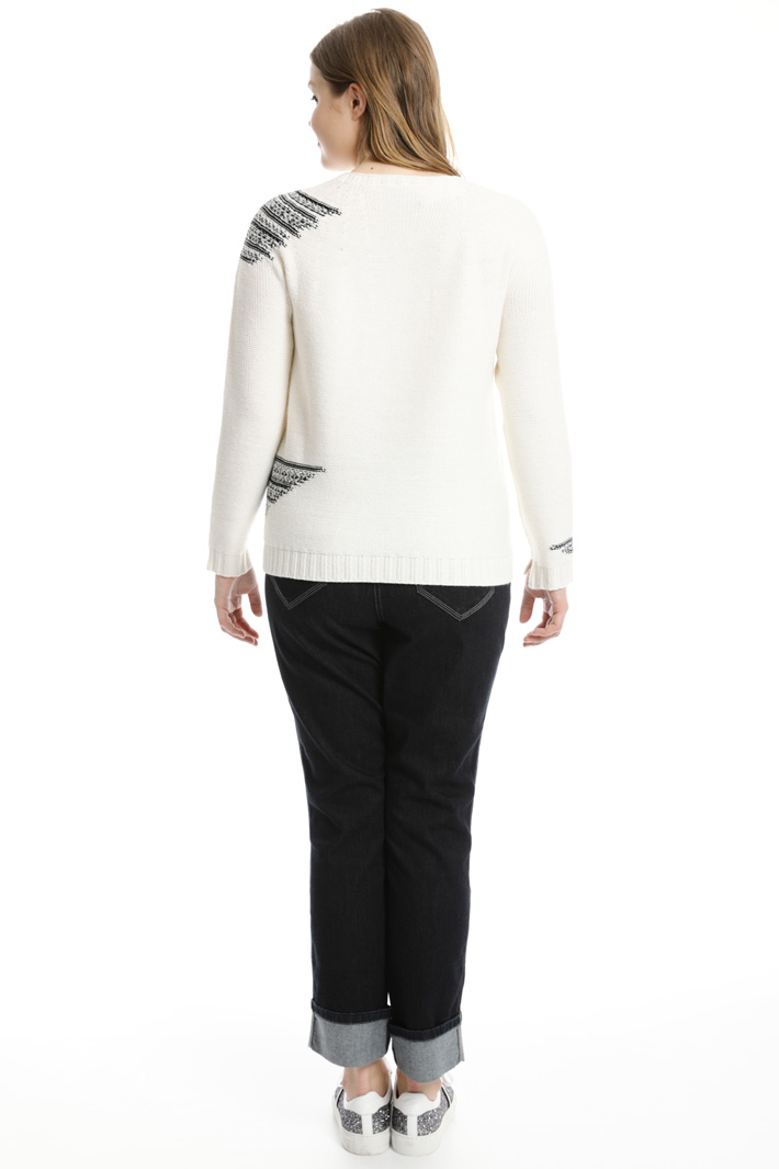 Pullover con frange Fashion Market Pullover con frange Fashion Market