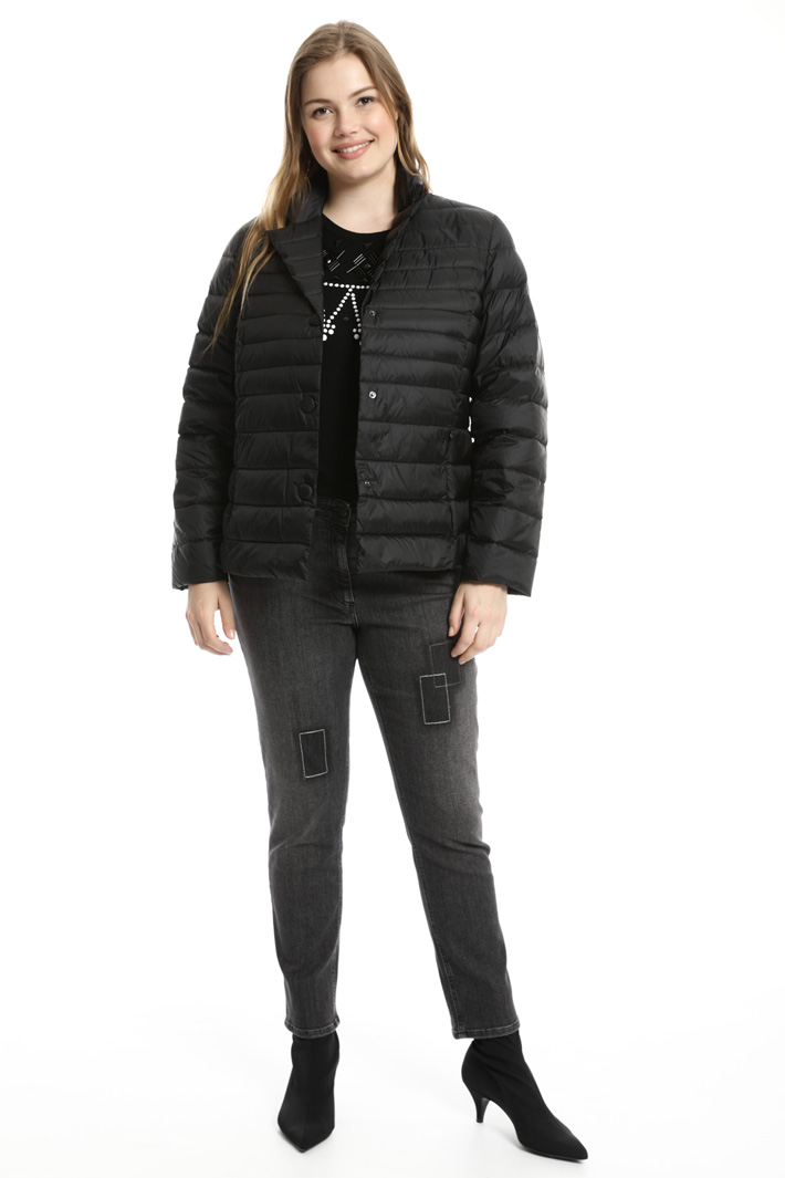 Piumino con revers Fashion Market Piumino con revers Fashion Market