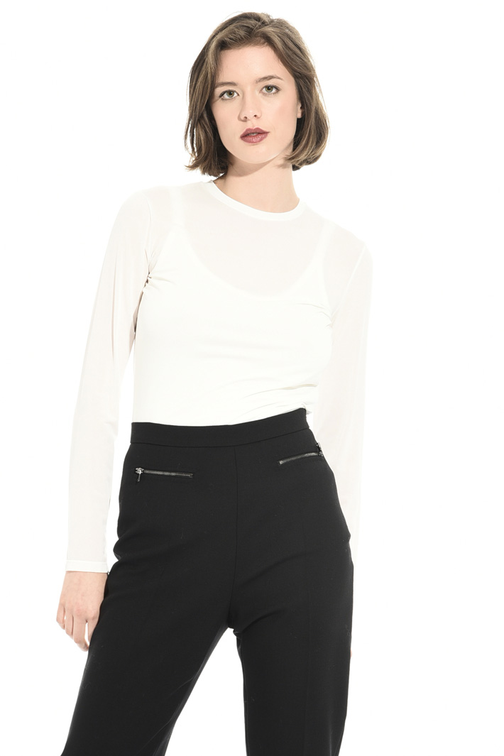 T-shirt in jersey crepe Fashion Market T-shirt in jersey crepe Fashion Market