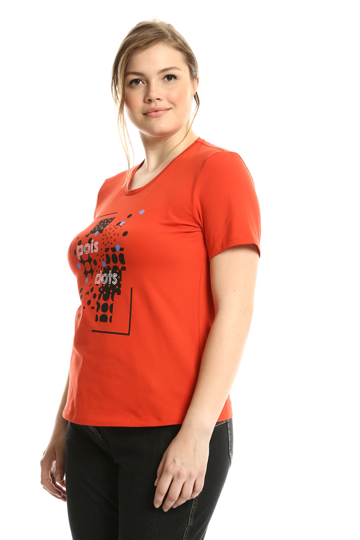 T-shirt in jersey con stampa Fashion Market T-shirt in jersey con stampa Fashion Market