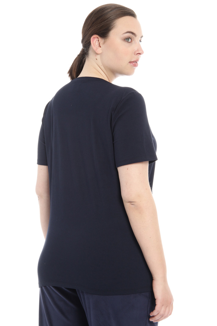 T-shirt in jersey con stampa Fashion Market T-shirt in jersey con stampa Fashion Market