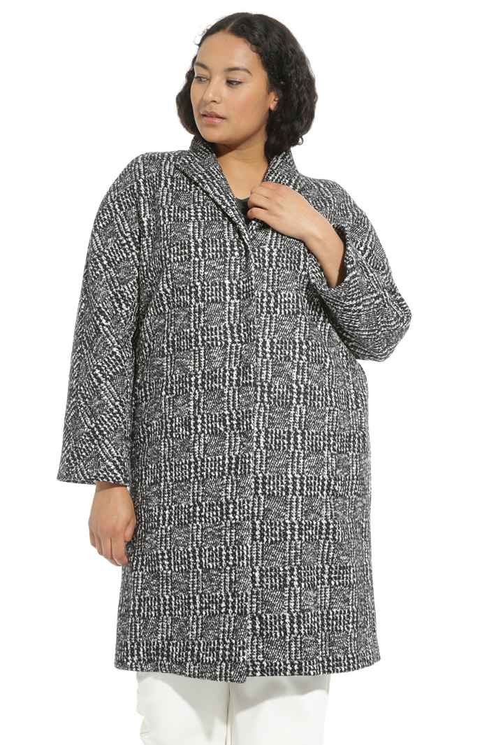 Cappotto tinto filo in jersey Fashion Market Cappotto tinto filo in jersey Fashion Market
