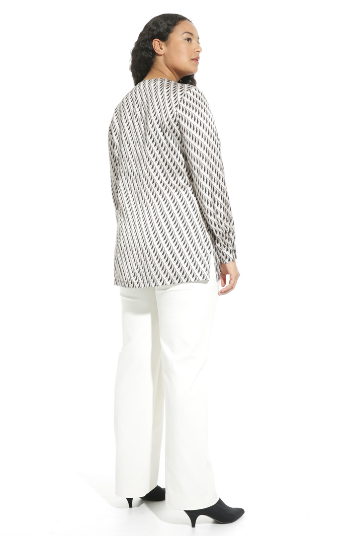Camicia girocollo in raso Fashion Market Camicia girocollo in raso Fashion Market
