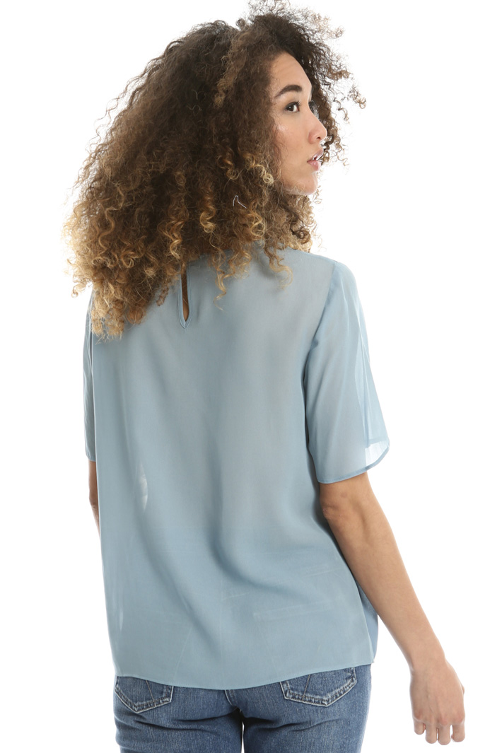 Top in doppia georgette Fashion Market Top in doppia georgette Fashion Market