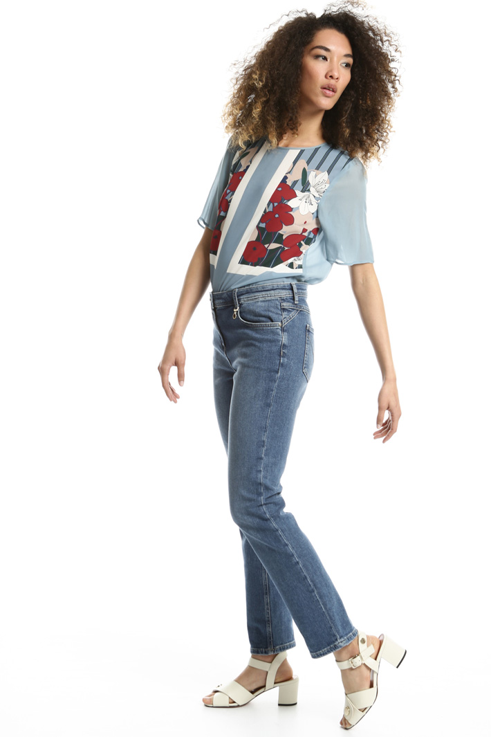 Top in doppia georgette Fashion Market Top in doppia georgette Fashion Market