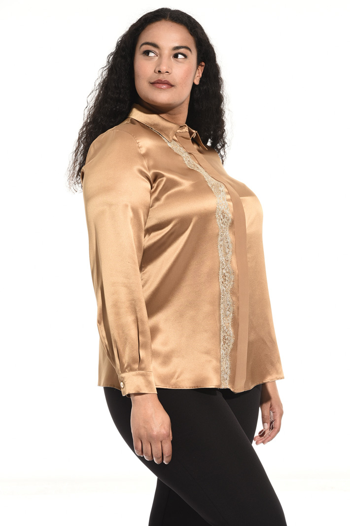 Camicia in raso di seta Fashion Market Camicia in raso di seta Fashion Market