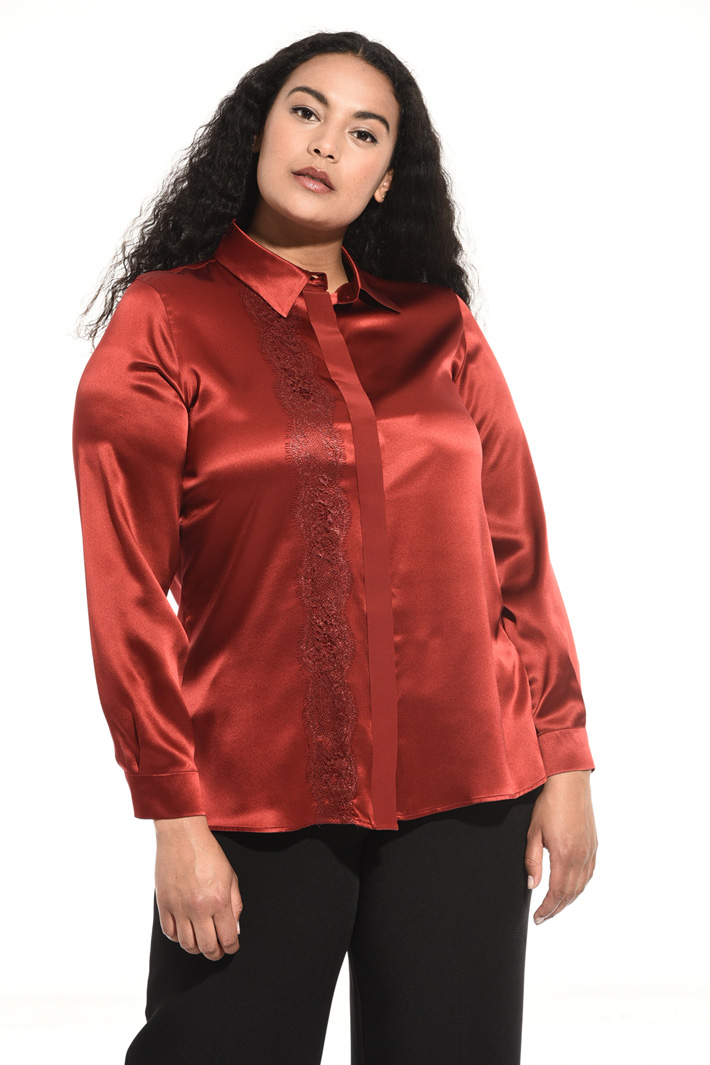 Camicia in raso di seta Fashion Market Camicia in raso di seta Fashion Market