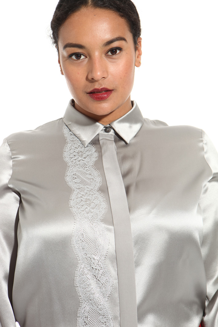 Camicia in raso di seta Fashion Market Camicia in raso di seta Fashion Market