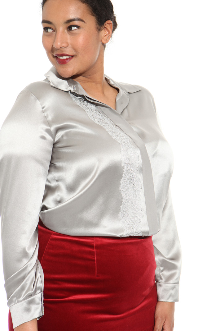 Camicia in raso di seta Fashion Market Camicia in raso di seta Fashion Market
