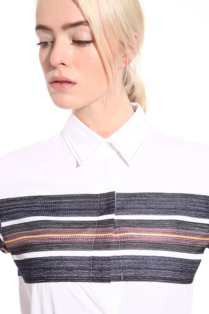 Camicia over con ricamo Fashion Market Camicia over con ricamo Fashion Market
