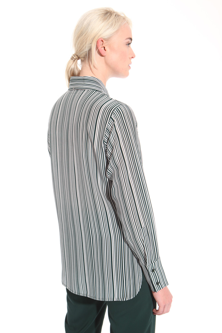 Camicia in crepe rigata Fashion Market Camicia in crepe rigata Fashion Market