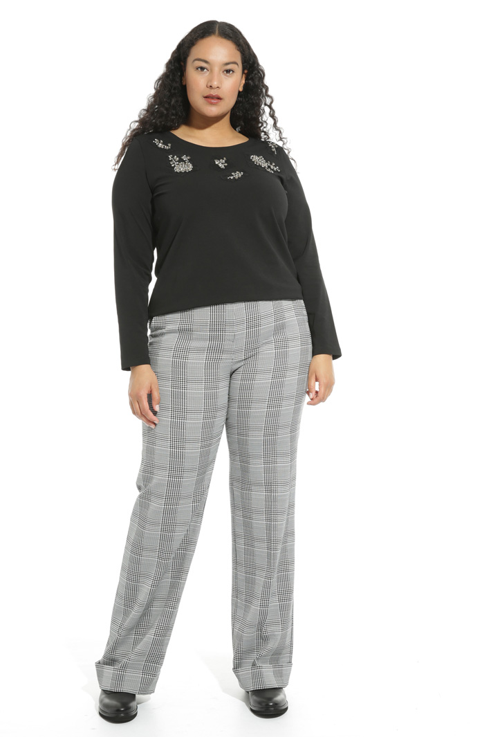 Pantalone palazzo jacquard Fashion Market Pantalone palazzo jacquard Fashion Market