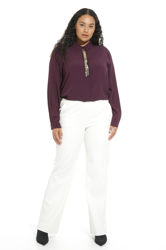 Pantalone con cintone elastico Fashion Market Pantalone con cintone elastico Fashion Market
