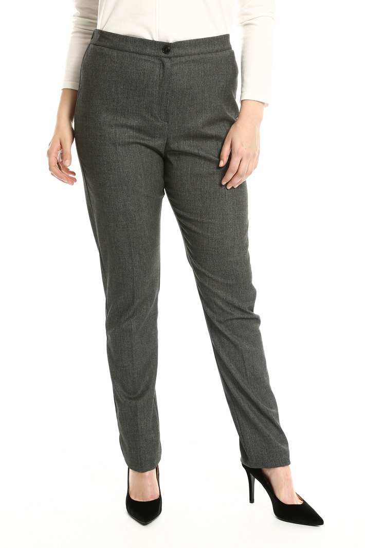 Pantalone jacquard a sigaretta Fashion Market Pantalone jacquard a sigaretta Fashion Market