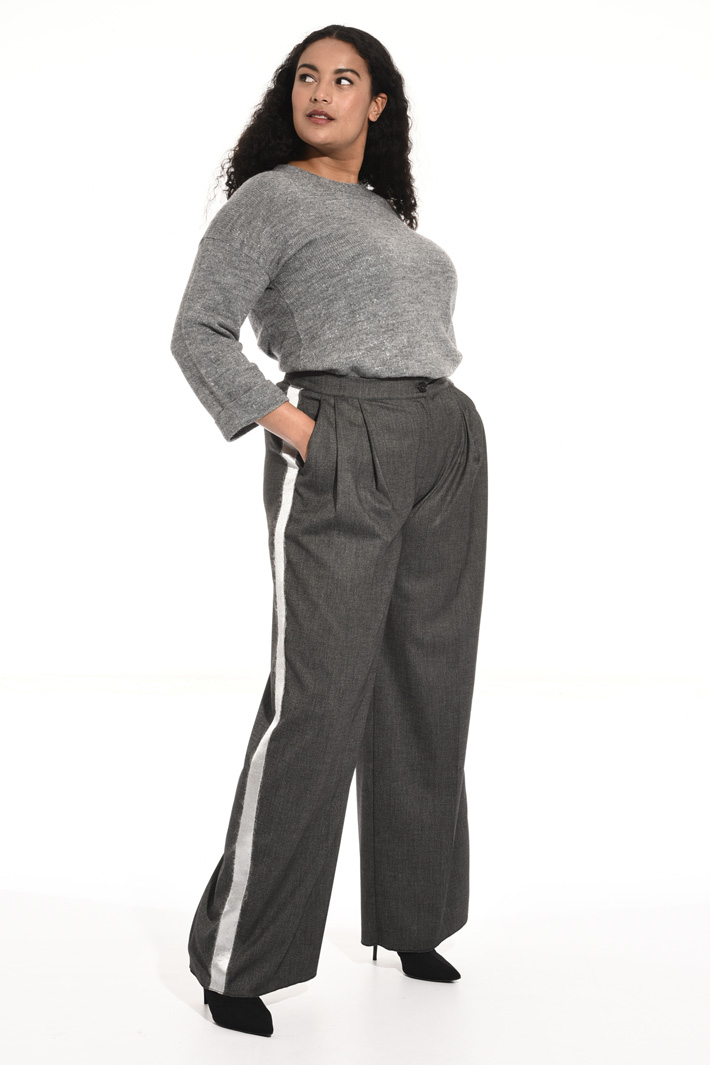 Pantaloni in lana jacquard Fashion Market Pantaloni in lana jacquard Fashion Market
