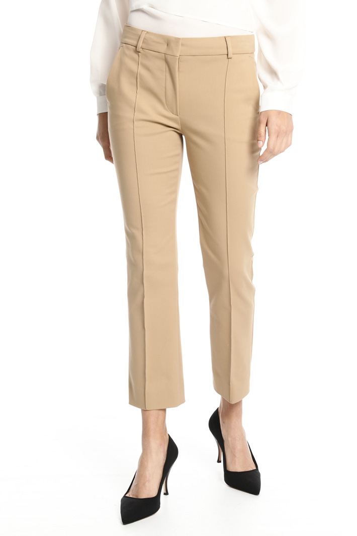 Pantalone in tela di cotone Fashion Market Pantalone in tela di cotone Fashion Market