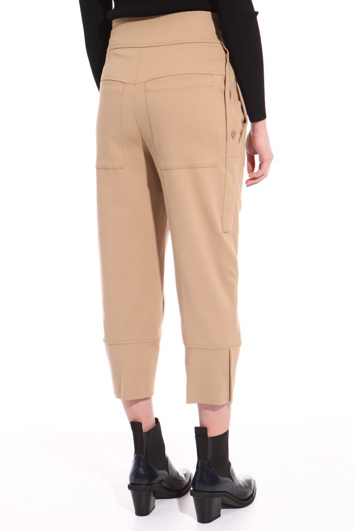 Pantalone con bottoni laterali Fashion Market Pantalone con bottoni laterali Fashion Market