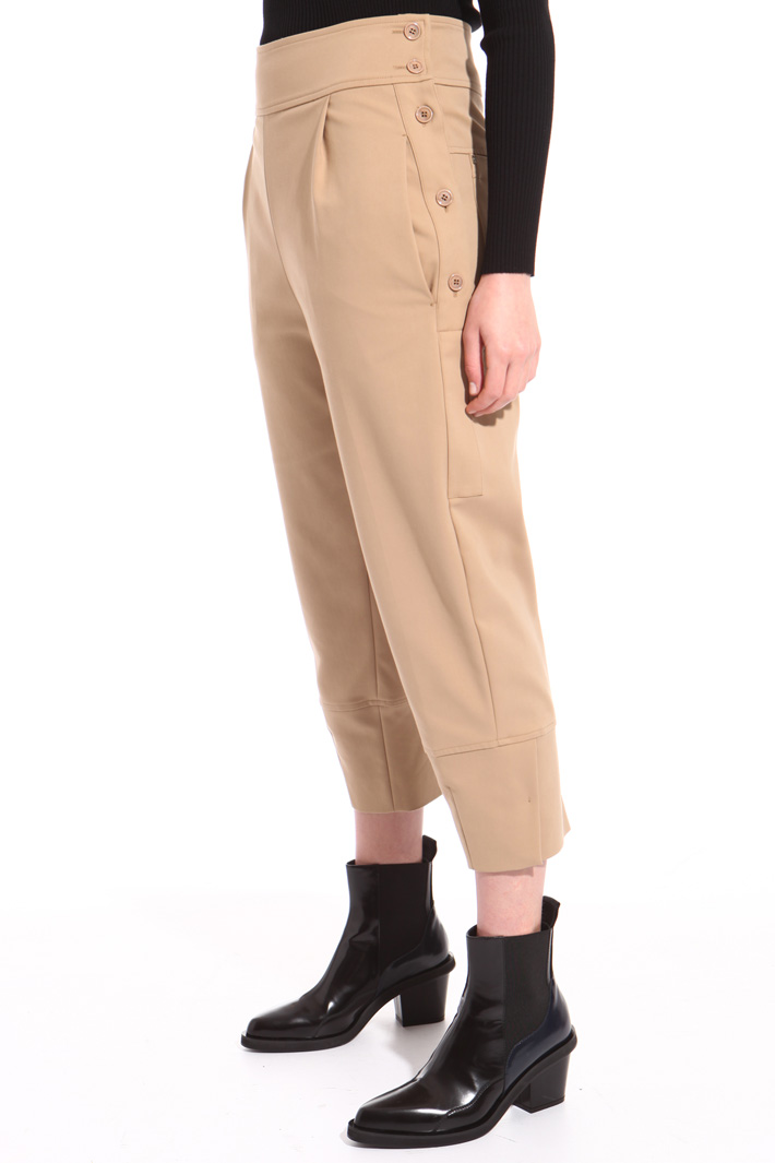 Pantalone con bottoni laterali Fashion Market Pantalone con bottoni laterali Fashion Market