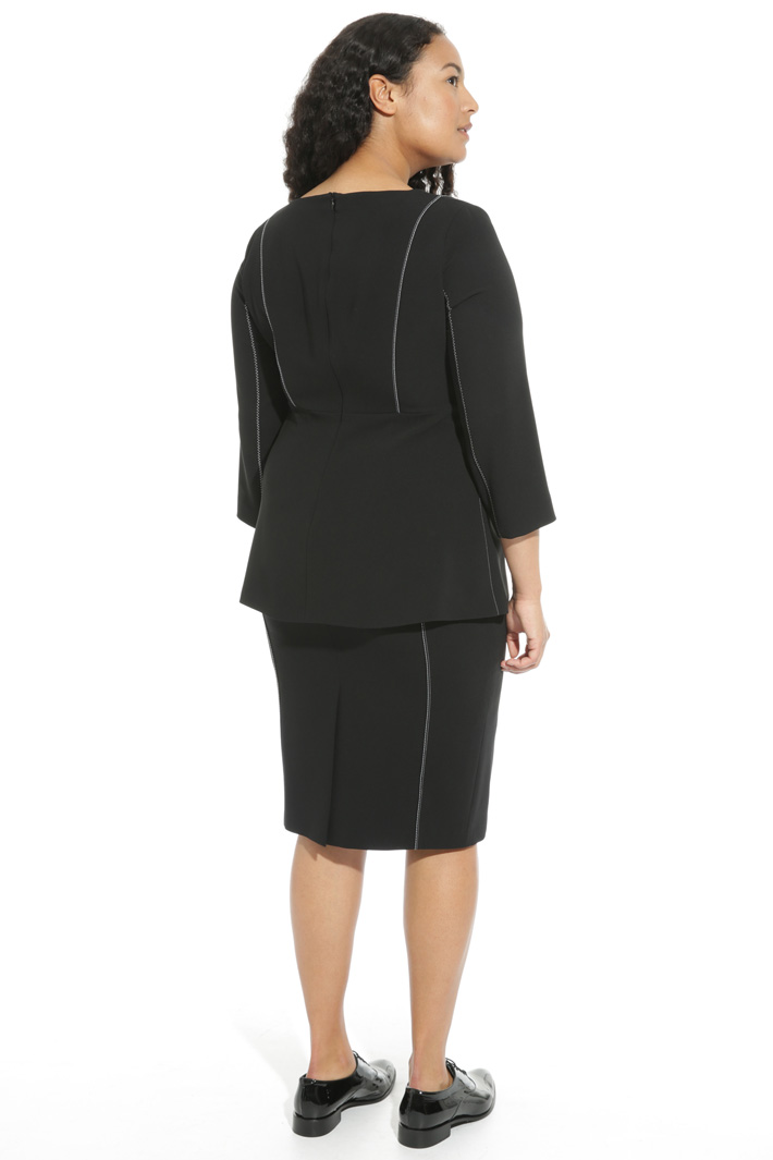 Casacca peplum in triacetato Fashion Market Casacca peplum in triacetato Fashion Market