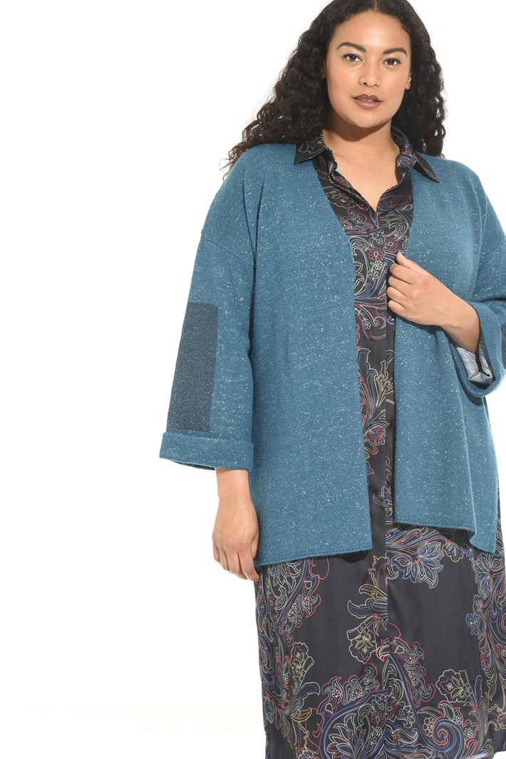 Cardigan in alpaca e lurex Fashion Market Cardigan in alpaca e lurex Fashion Market