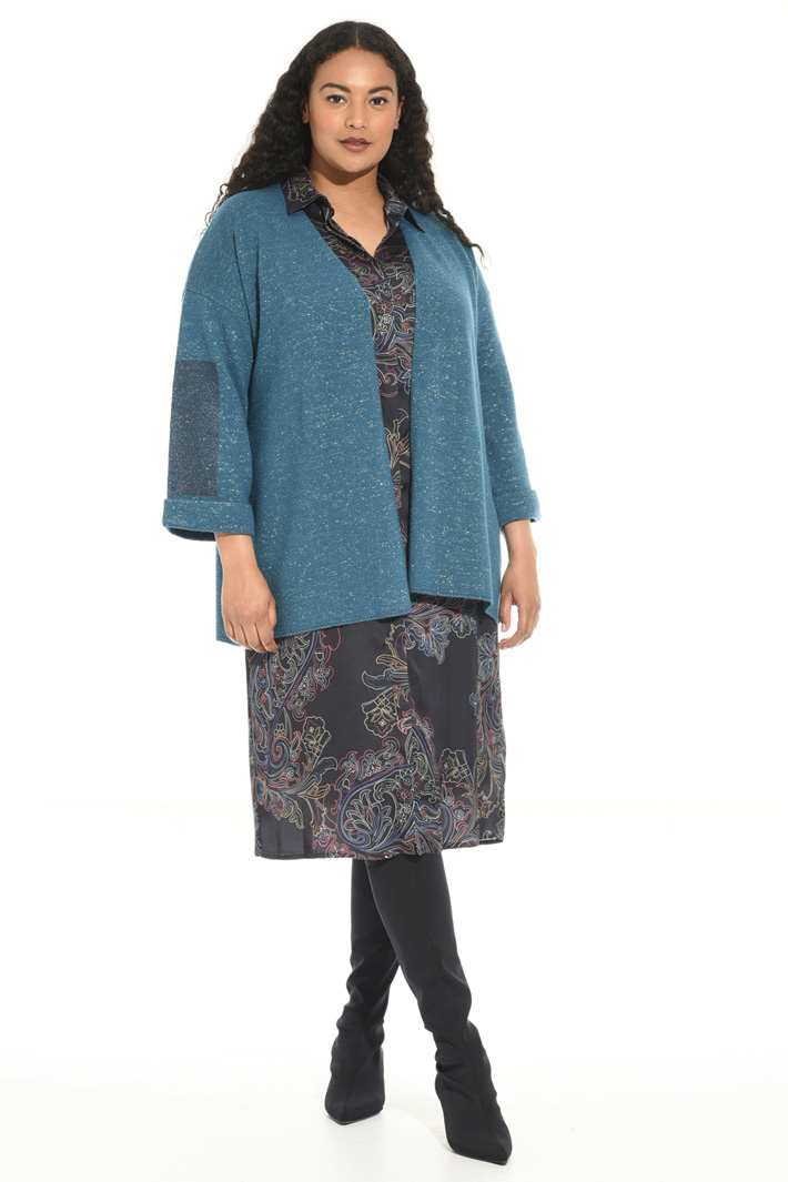 Cardigan in alpaca e lurex Fashion Market Cardigan in alpaca e lurex Fashion Market