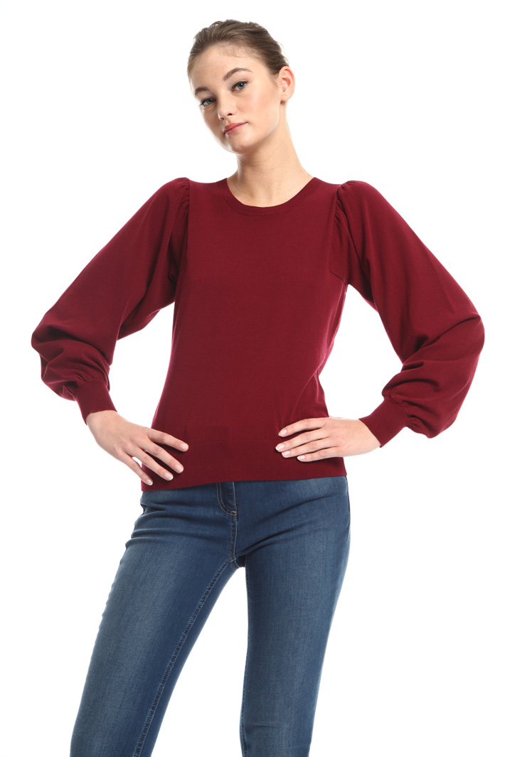 Maglia con maniche a sbuffo Fashion Market Maglia con maniche a sbuffo Fashion Market