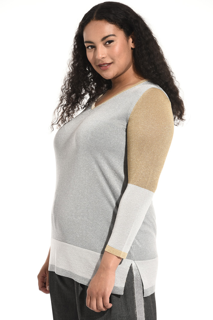 Maglia in filato lurex Fashion Market Maglia in filato lurex Fashion Market
