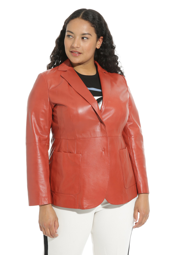 Giacca modello blazer in pelle Fashion Market Giacca modello blazer in pelle Fashion Market