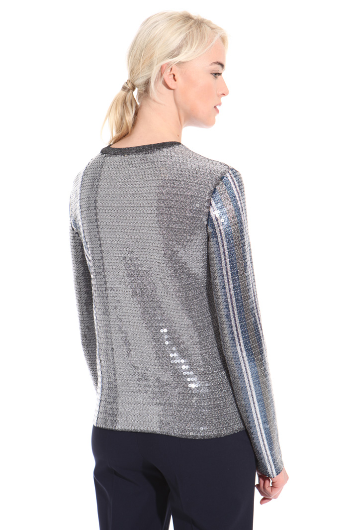 Maglia lurex con paillettes Fashion Market Maglia lurex con paillettes Fashion Market