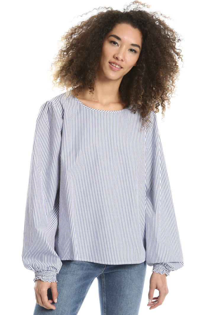 Casacca boxy in popeline Fashion Market Casacca boxy in popeline Fashion Market