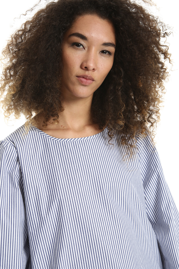 Casacca boxy in popeline Fashion Market Casacca boxy in popeline Fashion Market